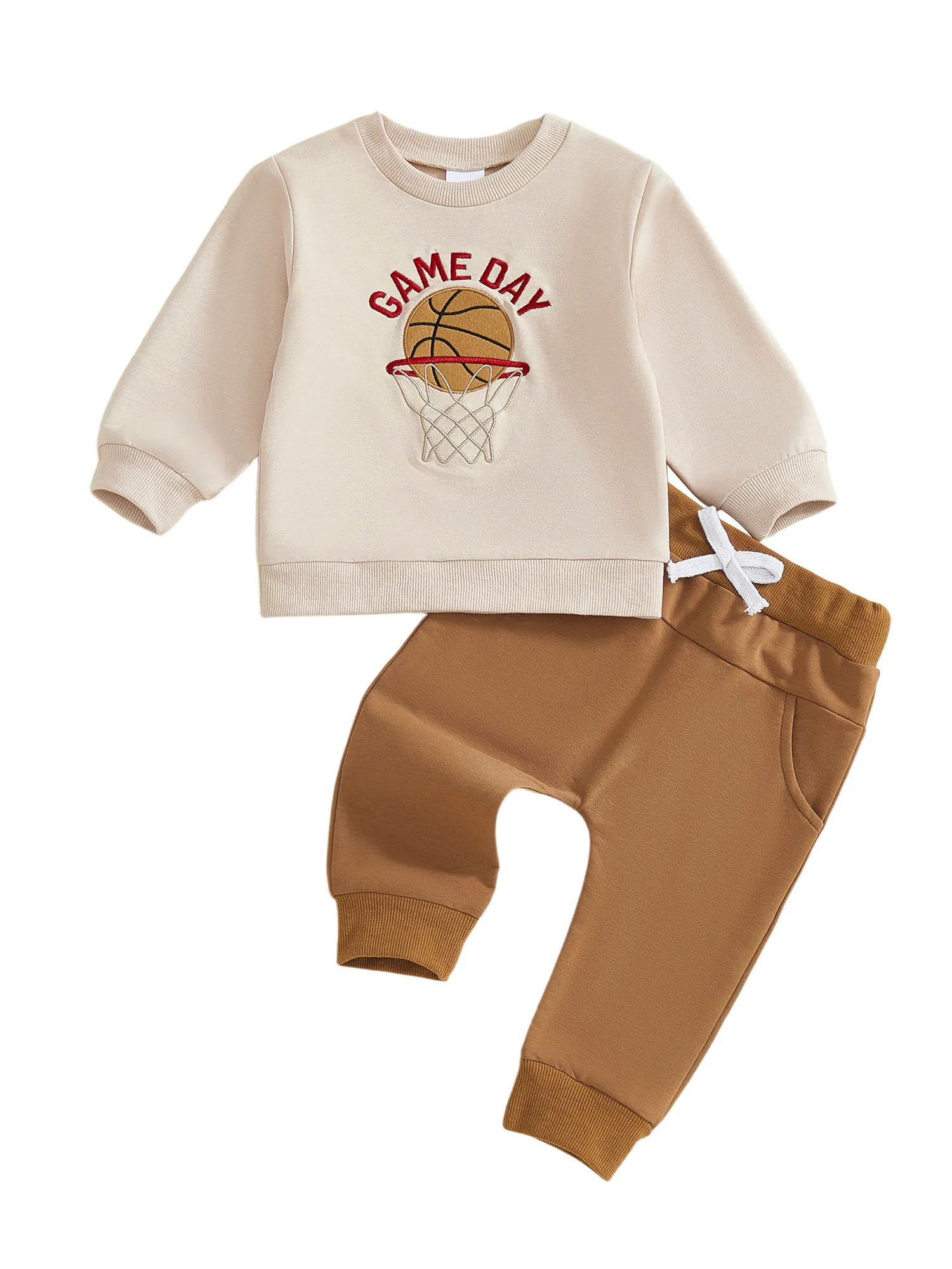 Baby Girl Winter Outfits Long Sleeve Floral Print Hoodie Leggings Set Infant Clothing Warm Tracksuit Set