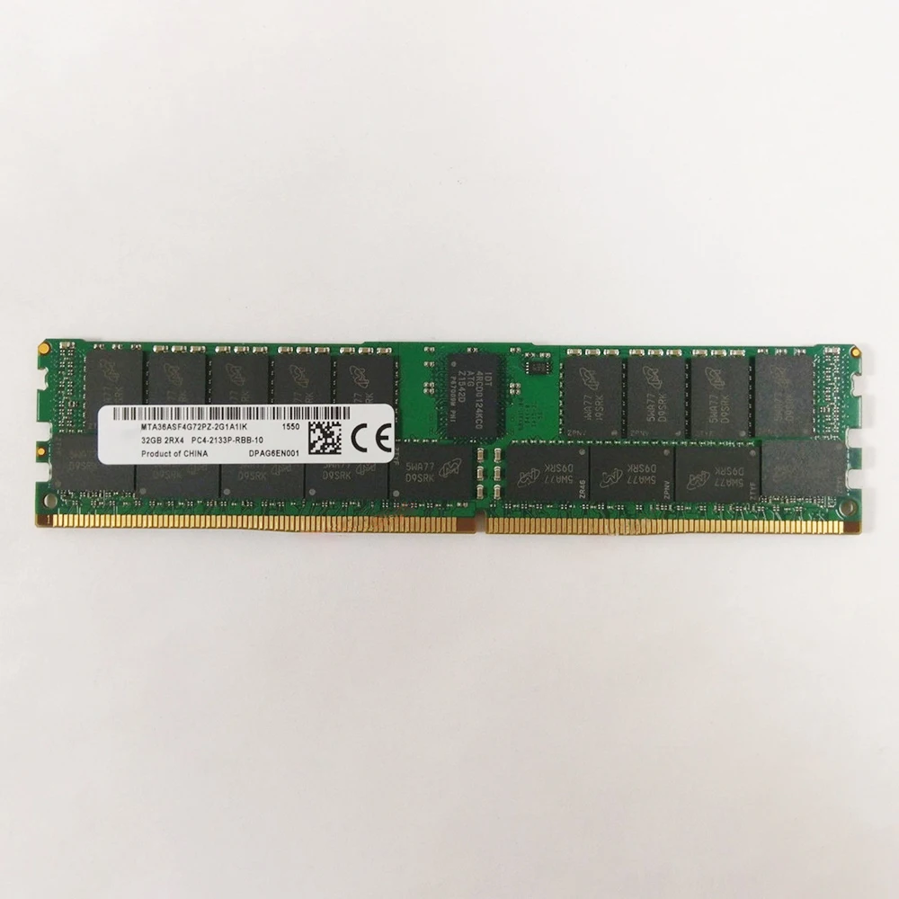 1Pcs RAM For MT 32G 32GB 2RX4 DDR4 2133 ECC REG Memory MTA36ASF4G72PZ-2G1A1IG/2G1A1IK 5 1Pcs RAM For MT 32G 32GB 2RX4 DDR4 2133 ECC REG Memory MTA36ASF4G72PZ-2G1A1IG/2G1A1IK - Image 3