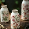 Retro and Antique Ceramic Small Vase Decorations Living Room Flower Arrangements, Dried Flowers Niche Creative Decorations 1