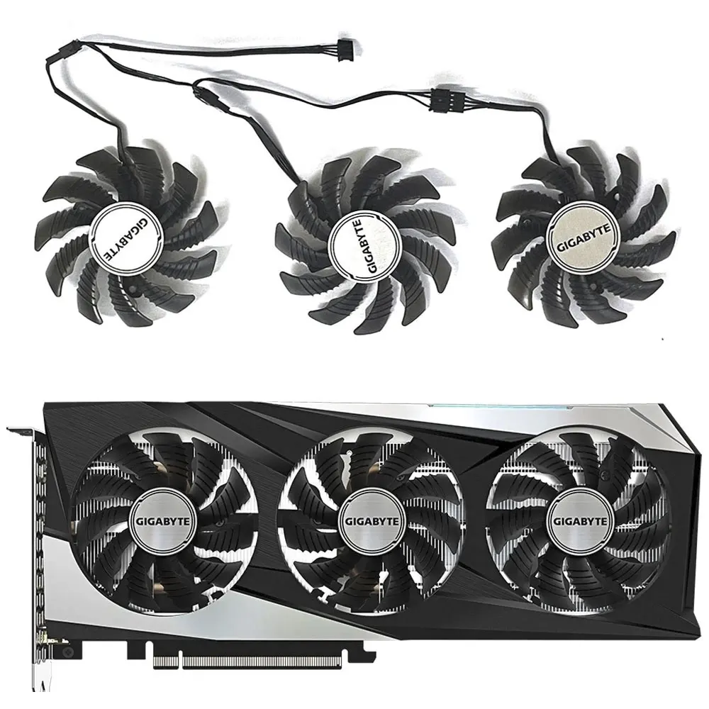 T128010Su Rx6600Xt 6700Xt Ventole Gpu Per Gigabyte Geforce Rtx 3060 Ti 3070Ti Rtx3070Ti Rtx3070 Raffreddamento Grafica Overclock Da Gioco