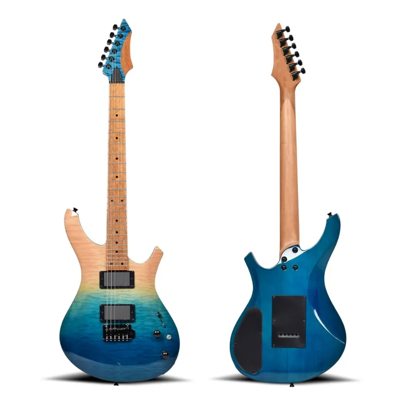 Wooden Electric Guitar Professional Performance Five-speed Pickup Classic Electric Guitar Student Practice Instrument