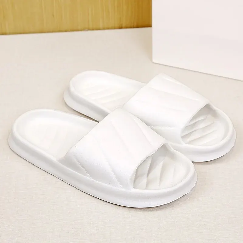 Women Slippers Sandals Lightweight Summer Indoor Non-slip EVA Soft Sole Couple Home Slides Leisure Shower Shoes