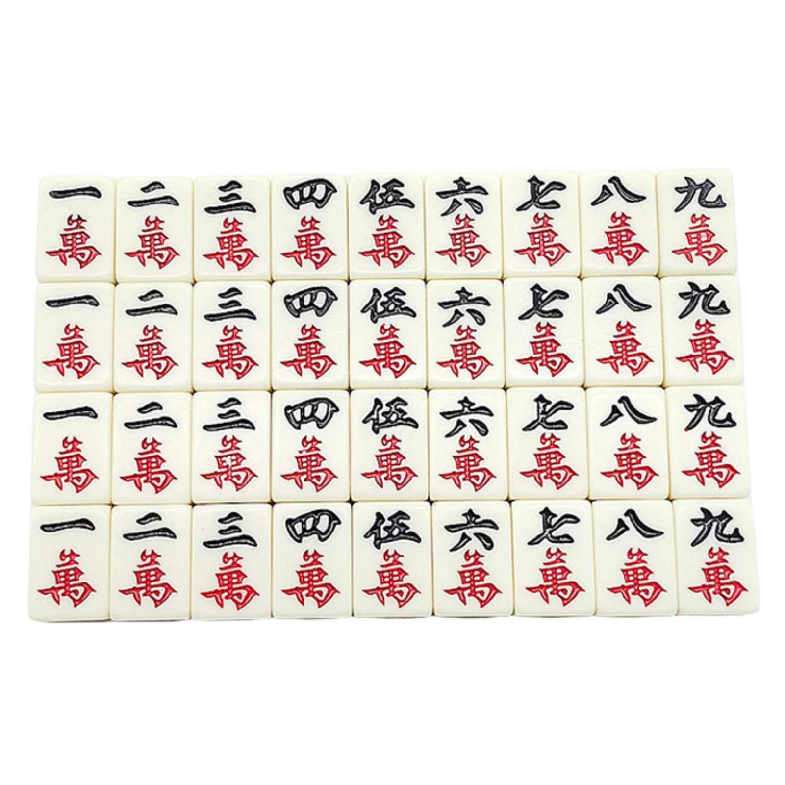 Mini Mahjong 144pcs/set Chinese Traditional Mahjong Board Game Family Toys Exquisitely Carved Numbers And Chinese Characters 2