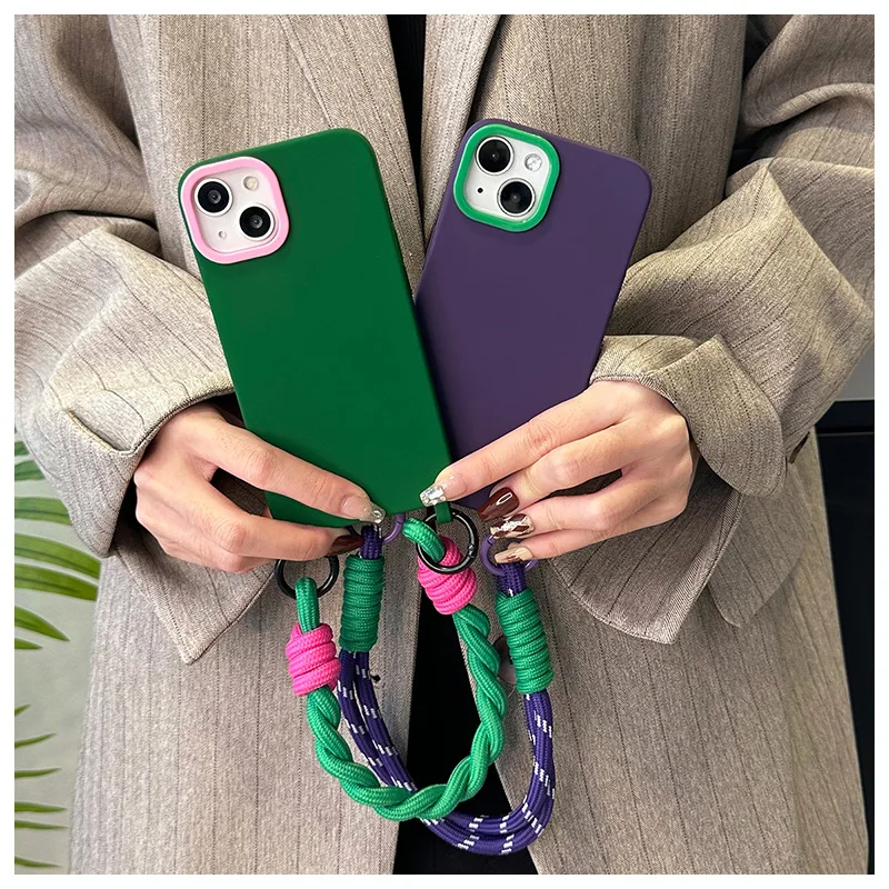 Phone Case With Lanyard For Iphone Shockproof Protective Cover_voghion.com