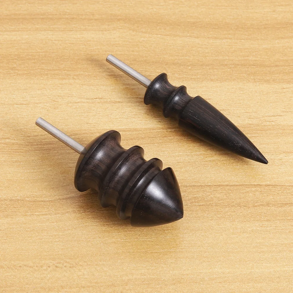 Pointed Tip Leather Burnishing Tool Leather Edge Burnisher Slicker Tool Set Burnishing Wheel of Supplies