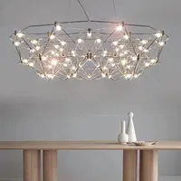 Living room pendant light modern minimalist creative light luxury starry sky firefly clothing store front desk dining room light 2