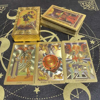 Golden Tarot Cards