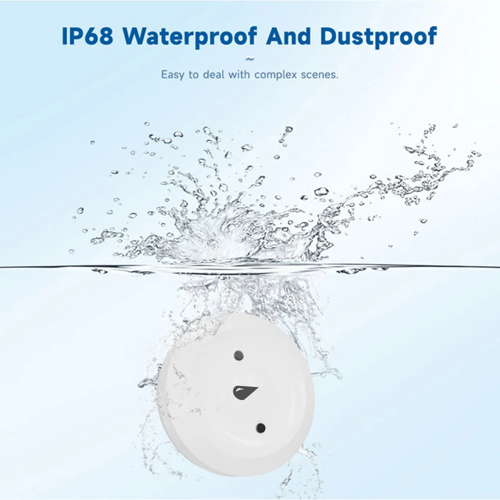 Haozee Zigbee Water Sensor Flood Leak Detector App Remote Monitoring for Kitchen
