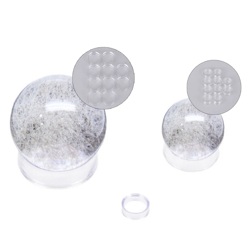 1/10PCS  Acrylic Clear Display Stand Sphere Holder For Crystal Ball Base Pedestal Support Decor Pedestal 3
