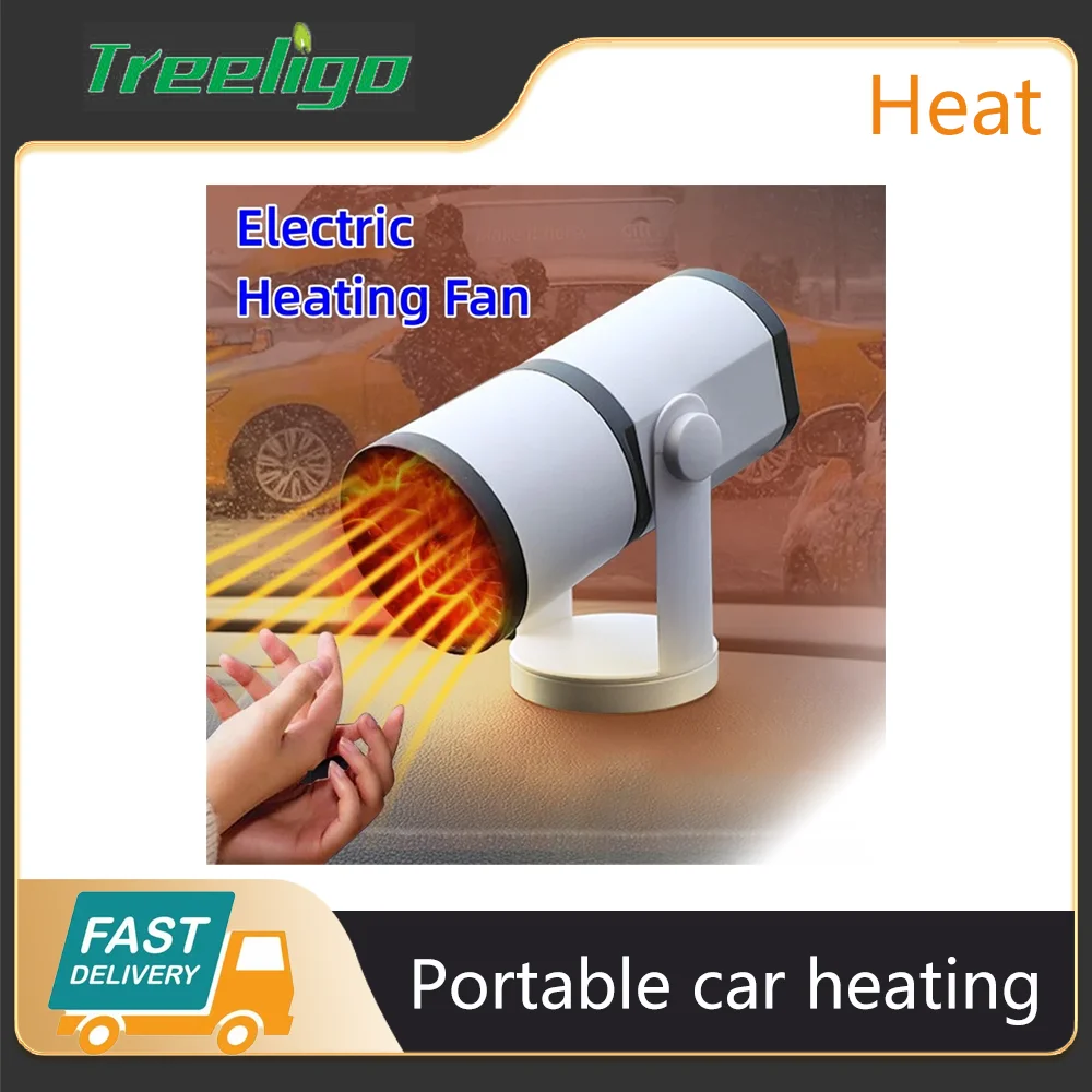 

12V 24V Portable Car Heater Electric Heating Fan Electric Dryer Windshield Defogging Demister Glass Defroster winter Tools