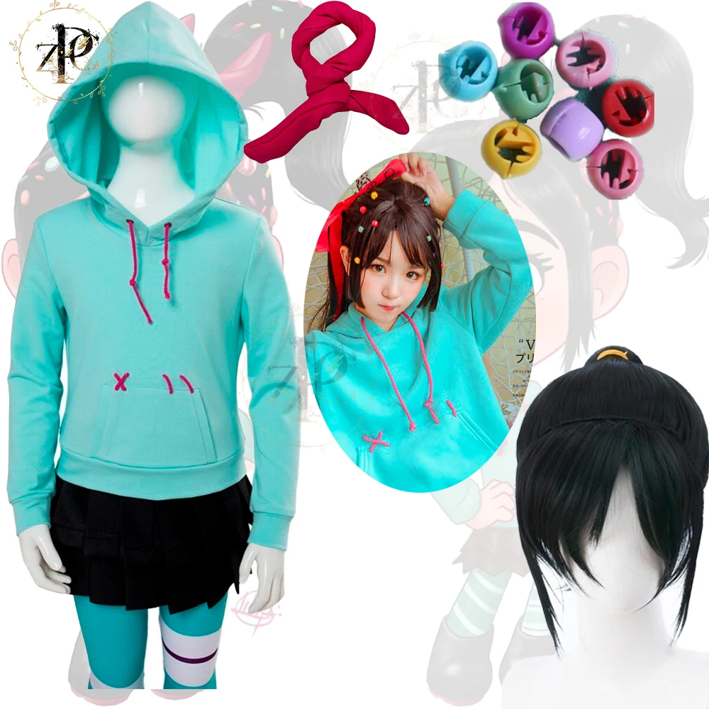 Girls Wreck-It Ralph 2 Clothes Vanellope Von Schweetz Vocaloid