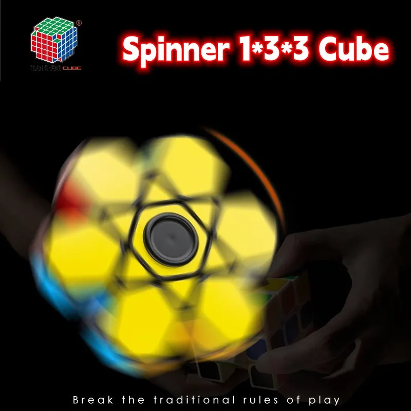 

DS 1x3x3 Hand Fingertip Magic Cube Speed Cubo Puzzle Decompression Fidget Finger Spinner Cubo 133 Rubix Rotate Toys Kids Adults