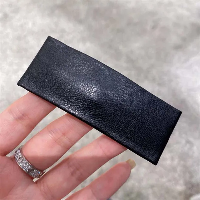 New Women Long Leather Ponytail Hold Hair Tie ободок для волос Headband Hair bands For Girls Hair Accessories gumki do wlosow T 5