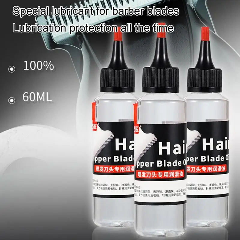 Trimmer lubricating oil Hair scissors lubrication Reduce metal friction No odor For hair cutting tool maintenance lubrication 5