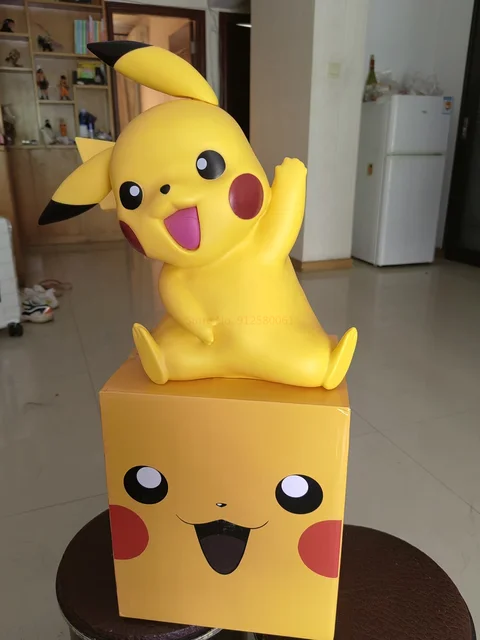 33cm Pokemon Pikachu antike Aktion PVC Figur Anime Tasche Monster Cartoon  Ornamente Modell Statue Puppen Kinder Dekor Geschenke Spielzeug - AliExpress