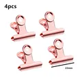 4pcs Rose gold -22mm