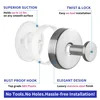 Suction Cup Hooks Waterproof Towel Coat Bath Robe Hook Holder Suitable for Bathroom Kitchen Glass Door Mirror Tile Organization 3