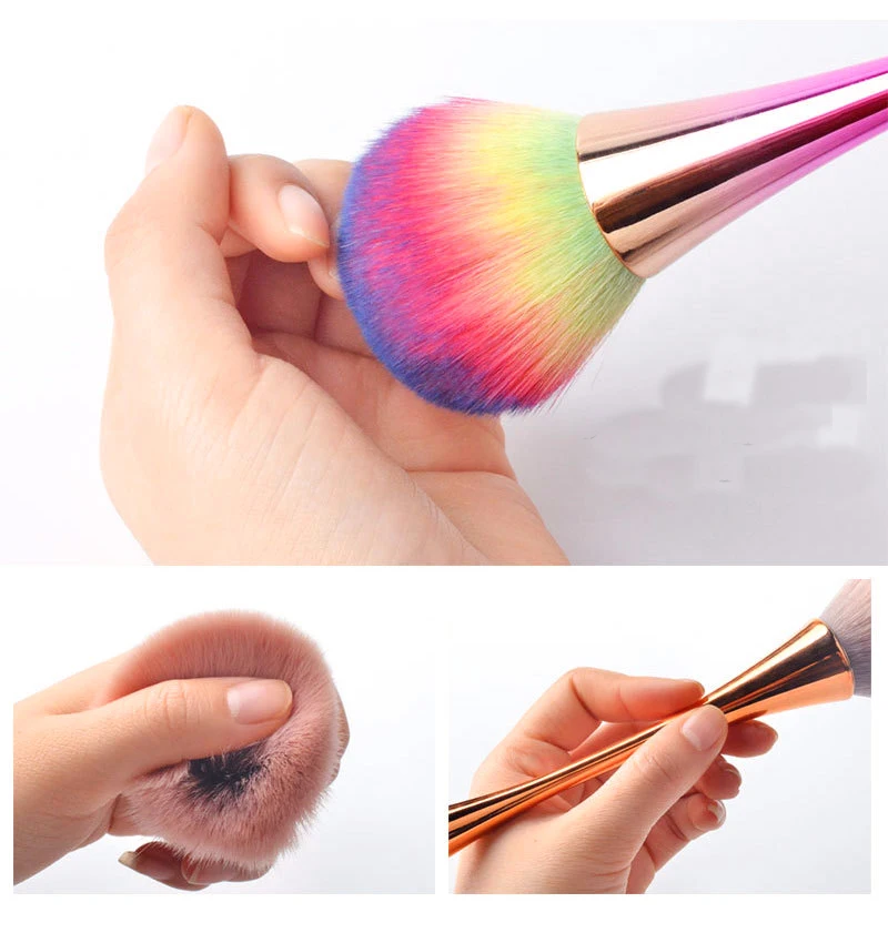 1 шт. щётка для макияжа с эффектом пушистой щетки |