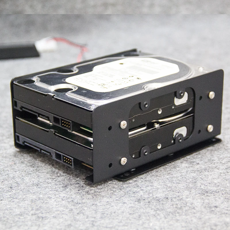 PC Case PC Chassis Computer Chassis Frame 12cm fan position to 3.5-inch mechanical hard drive transfer bracket chassis fan to HDD adapter bracket rack