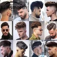 Peau mince 0.03mm cheveux naturels hommes toupet cheveux humains hommes perruque systèmes de remplacement pièce de cheveux prothèse capillaire Hombre hommes perruques 6