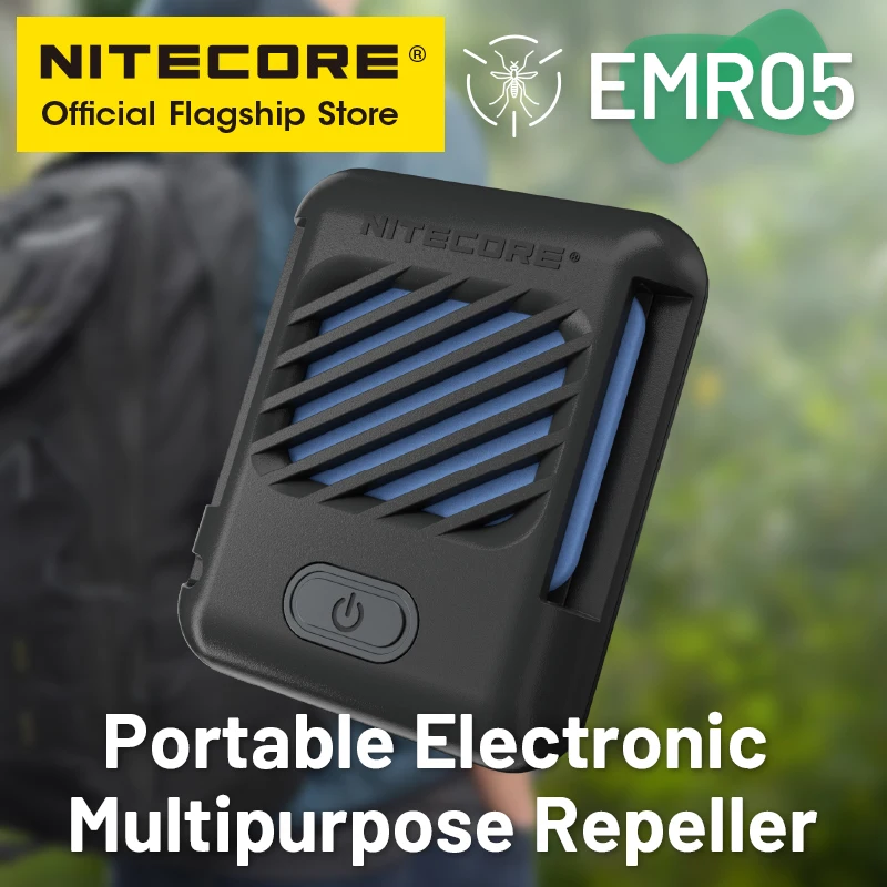 NITECORE EMR05 휴대용 미니 다목적 리펠러, USB-C 충전, 여름 ..