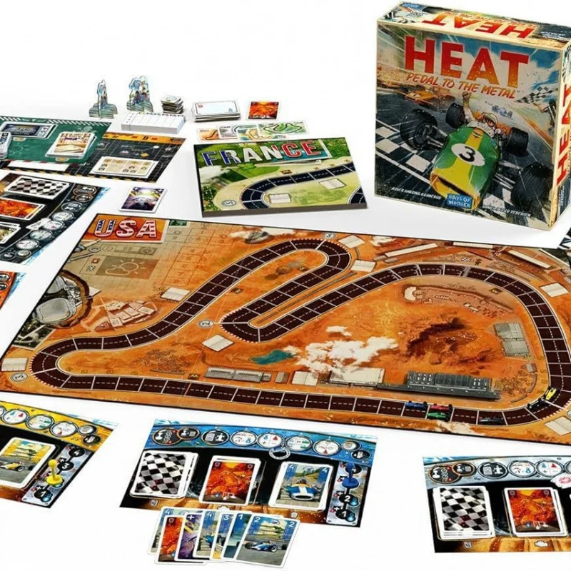 Hot Selling Racer Metal Band Map Strategy Game Cards Emotional intelligence development toys for kids adults Interactive games 3