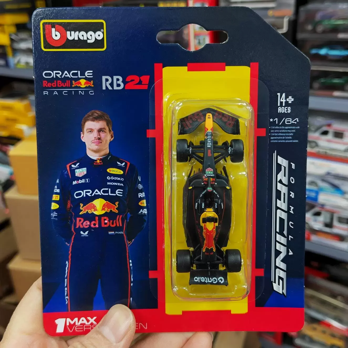 Em Estoque: Novo Bburago Original 1:64 Fórmula 1 F1 Série Carrinhos de Brinquedo Diecast Ferrari SF25 MCL39 RB21 Coleção Surpresa