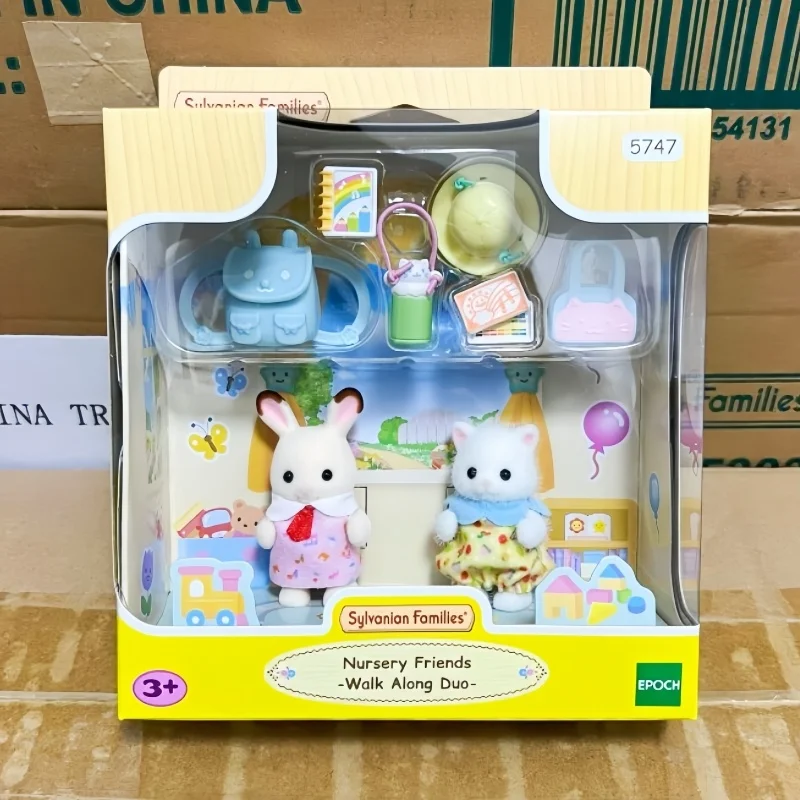 

Sylvanian Families Kindergarten Partners Girl Doll Decoratio Rainy Cute School Set Birthday Festival Gifts