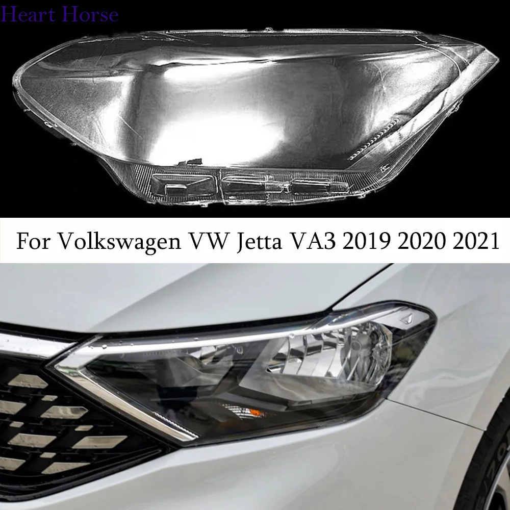 

For Volkswagen VW Jetta VA3 Headlight Cover Headlamp Lens Front Headlight Lampshades Lamp Car Headlamps Transpare 2019 2020 2021