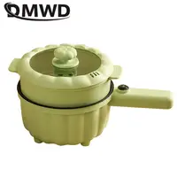 DMWD Electric Rice Cooker 2L Porridge Noodles Soup Cooking Machine Breakfast Maker Mini Skillet Multicooker Hotpot Frying Pan 1