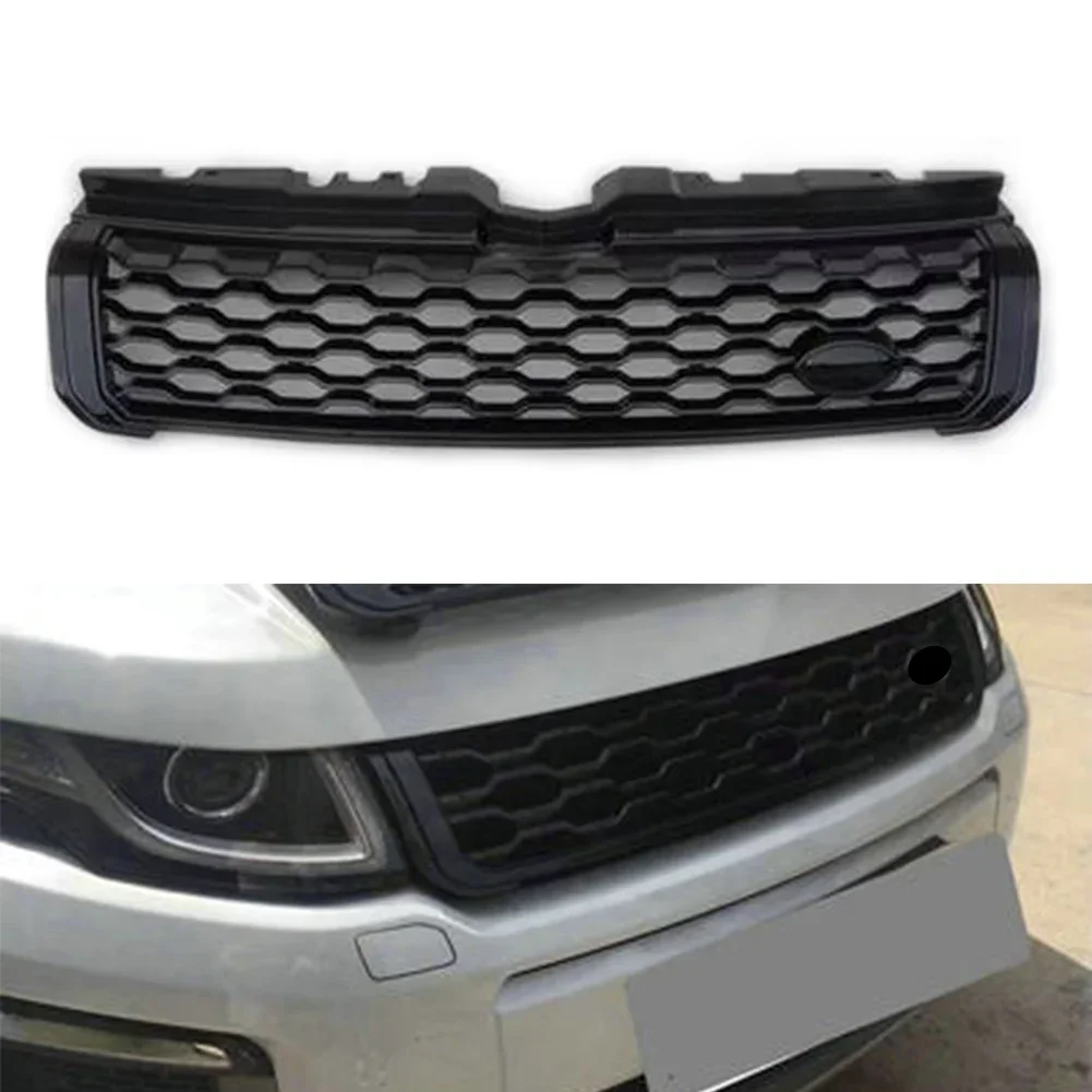 

Стайлинг автомобиля, передняя Верхняя сетчатая решетка с логотипом для Land Rover Range Rover Evoque 2010 2011 2012 2013 2014 2015 2016 2017 2018