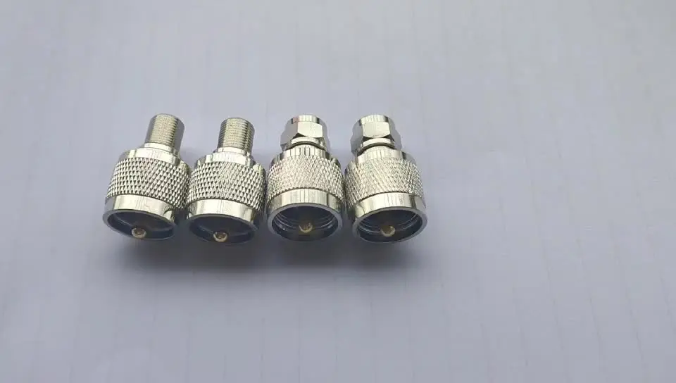 4 PièCes SéRies / ENSEMBle UHF SL16 PL259 SO239 à SMA Prise