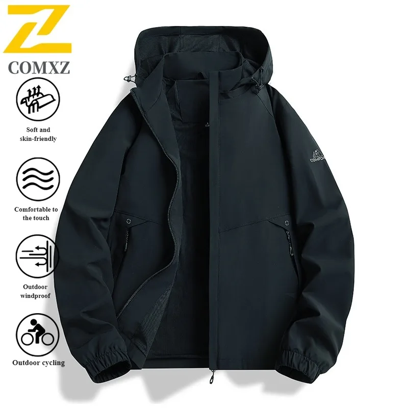 EiAO Jacket Spring Couple's  Windproof Waterproof Lightweight Outdoor Coat for Hiking Camping Fishing Business Casual Wear 2025