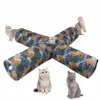 1Pcs Cat Tunnel Pet Supplies S T Pass Play Tunnel Foldable Cat Tunnel Cat Toys Breathable Drill Barrel for Indoor Loud Paper 2