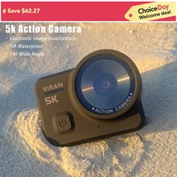 CERASTES V10 5K Action Camera Electronic Image Stabilization 2" Touch LCD 4K Waterproof Action Camera Dashcam Motion Detection 1