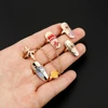 Genshin Impact Ring Set Jewelry Fashion Nail Rings Women Accessories Anime Fingernails Jewellery to Girlfriend Manicure Gift 6