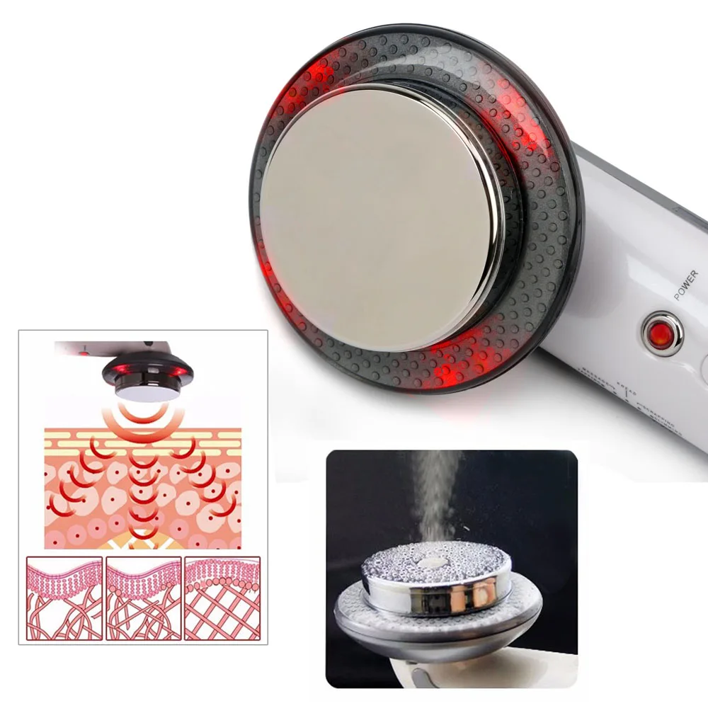 3 In 1 EMS Ultrasonic Cavitation Weight Lose Facial Lifting Body Slimming Massager Galvanic Infrared Lipo Fat Burner Machine