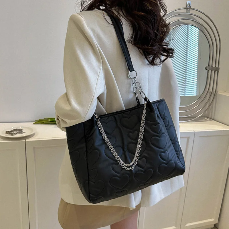 New Design Striped Shoulder Bag Fashion Chain Strap Crossbody Bags For  Women Tassel Handbags Casual Tote