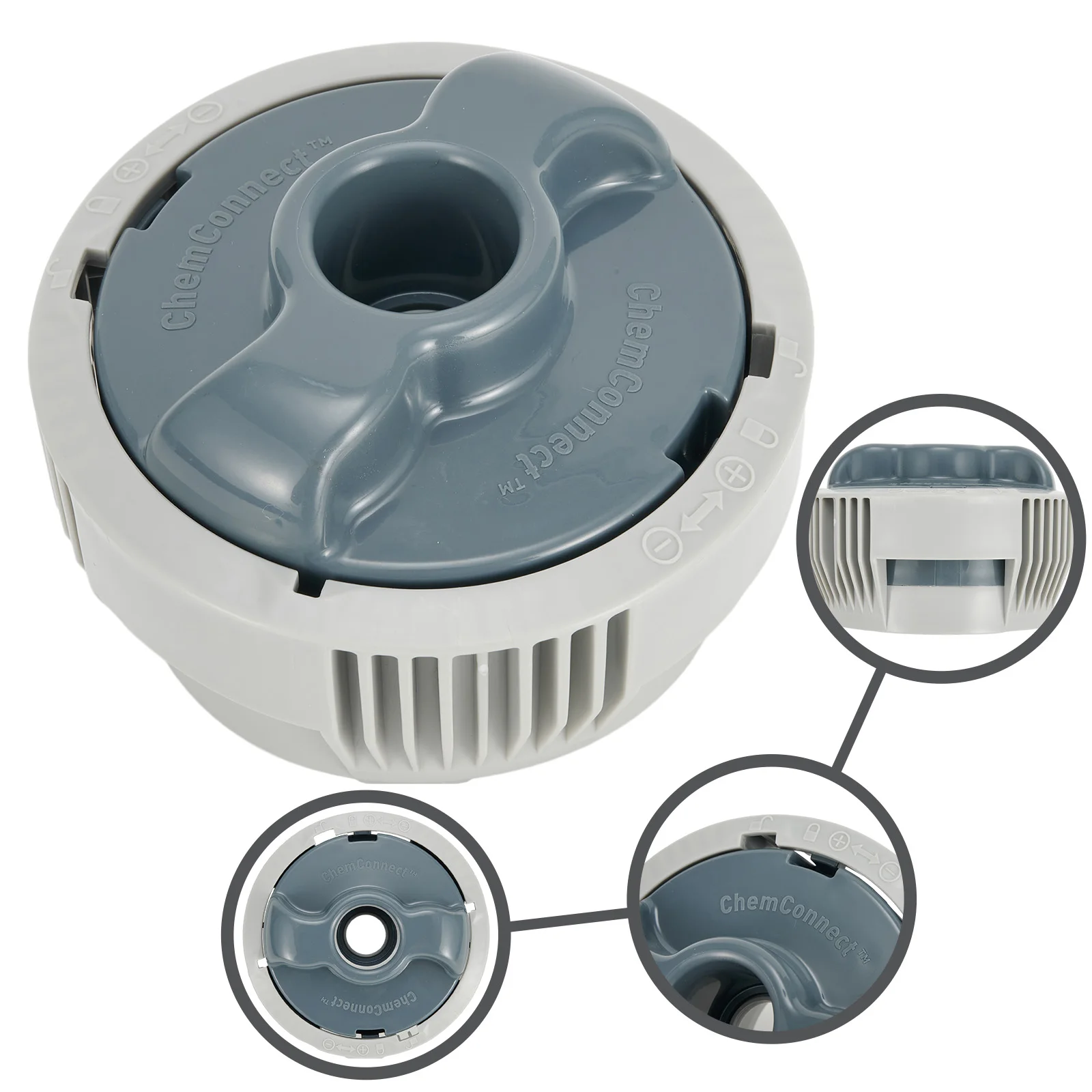 Dispenser Chimico Per Spa Lay-Z-Spa Per Spa E Idromassaggio P05345 P03821 Dispenser Chimico Per Sostituzione Della Parte Della Piscina