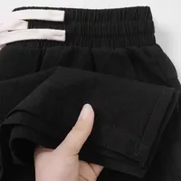 Cotton Linen Women's Summer Thin Linen Pants Large Size Pure Cotton Carrot Pants Qui Dry Casual Pants Thin Straight Leg Lon...