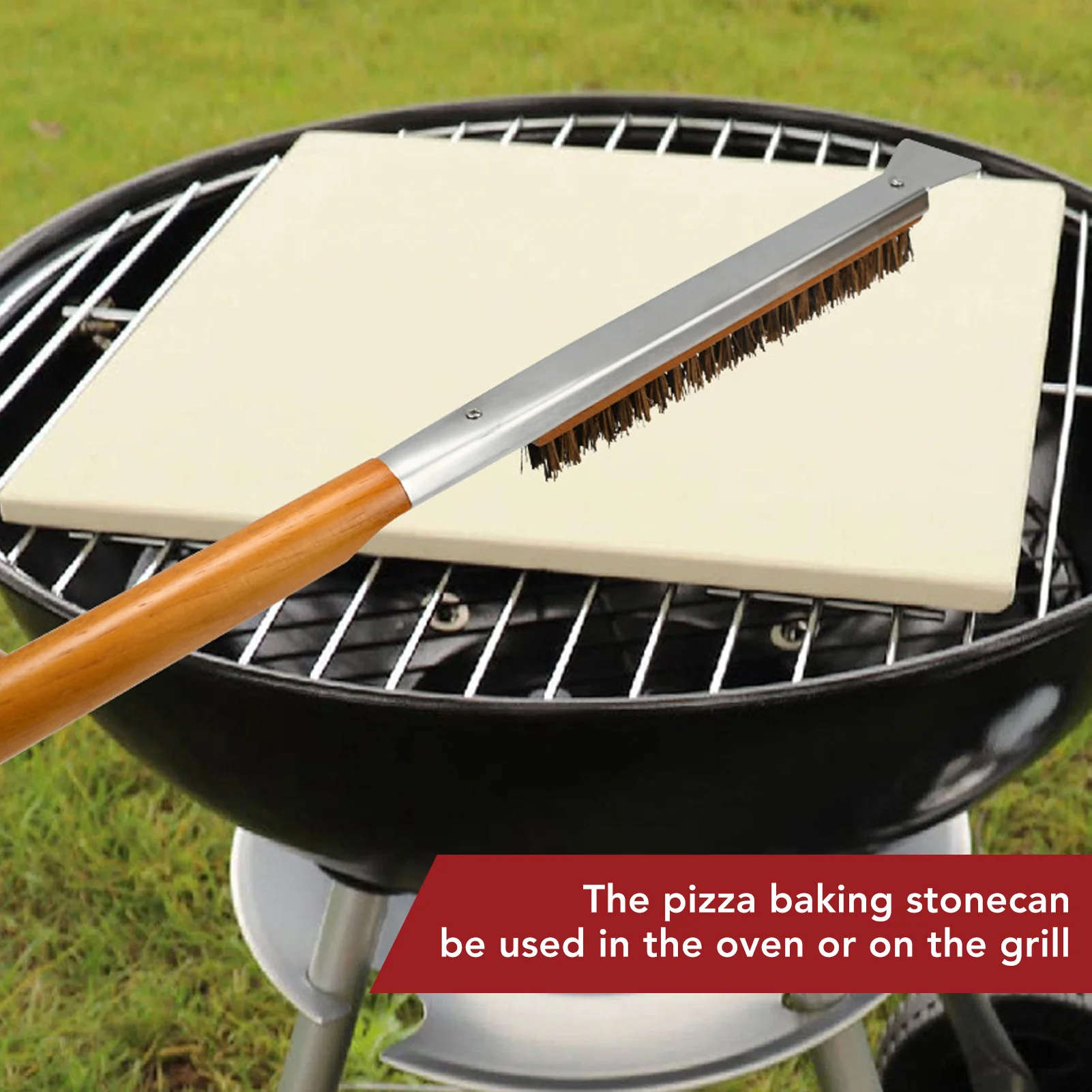 Large Pizza Stone Rectangular Pizza Stone 12x15in Uniform Heat Distribution Easy To Clean Cordierite Baking Stone for Oven Grill