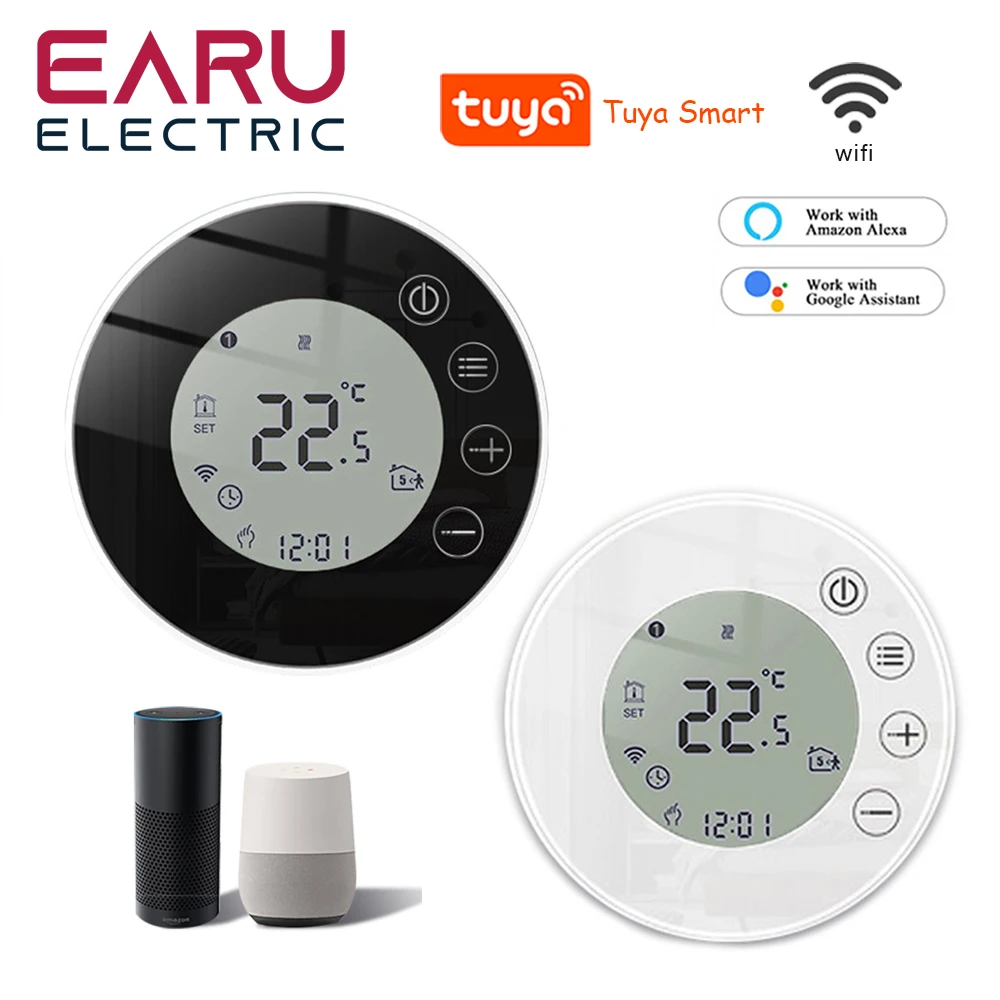 WiFi Smart Thermostat Temperature Controller Electric Floor Heating TRV  Water Gas Boiler Remote Control byTuya Alexa Google Home - AliExpress