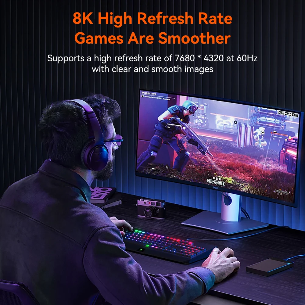Premium Gold Plated HDMI Extension Cable - Ultra High-Speed Extender Cord for Superior 8K and 4K HDR Performance