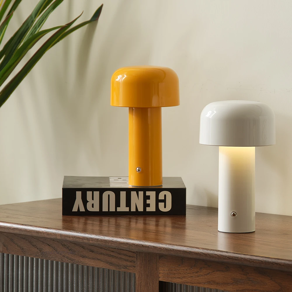 Table Lamp Rechargeable table lamp Italian design mushroom lamp Portable bedroom study bedside decorative