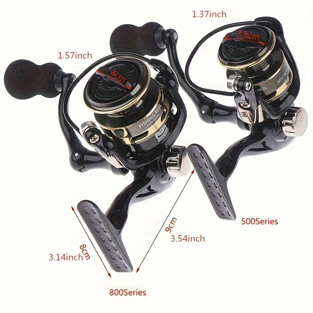 SOUUXIU Spinning Fishing Reel,Saltwater Rotating Reel Rotating Reelpowerful Cnc Rocker Lever Fishing Reel With Interchangeable Handle For Long Lasting Use Fd4000s