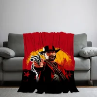 R-Red D-Dead R-RedemptionS 2 Skicomfort Warm Soft Home Kids Lunch Blanket Suitable For Living Room Office Daily Travel Gifts 2