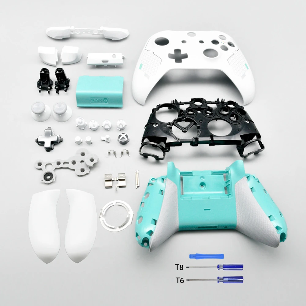 XboxOneSControllerShellValkyrieWhiteFullOriginalReplacement
