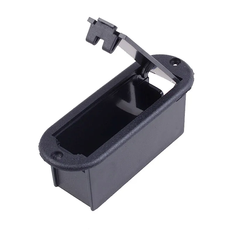 10Pcs 9V Battery Box 81.5MM*29.5MM Case for Active Guitar and Bass Pickup Platic Black Color