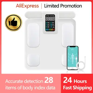 Báscula de ocho electrodos Patened, bioimpedancia profesional, analizador  bioquímico de proteínas de grasa corporal completa con impresora -  AliExpress