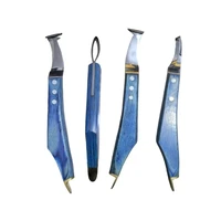 Horseshoe Knife Cattle And Sheep Hoof Trimmer Stainless Steel Left And Right Hand Design Horseshoe Cutting With Wooden Handle 1